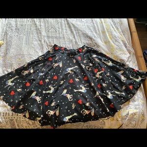Hell Bunny Zombie Girl Circle Skirt XL
